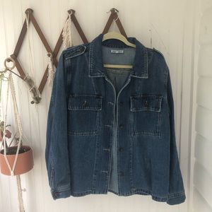 NWOT Anthropologie denim chore jacket